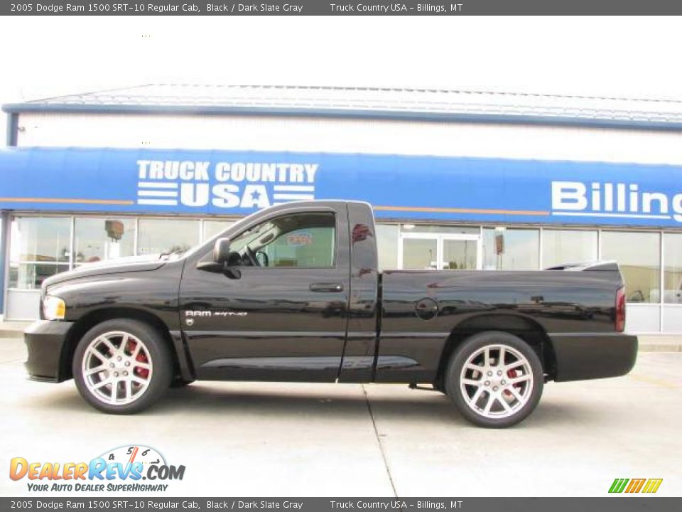 2005 Dodge Ram 1500 SRT-10 Regular Cab Black / Dark Slate Gray Photo #1