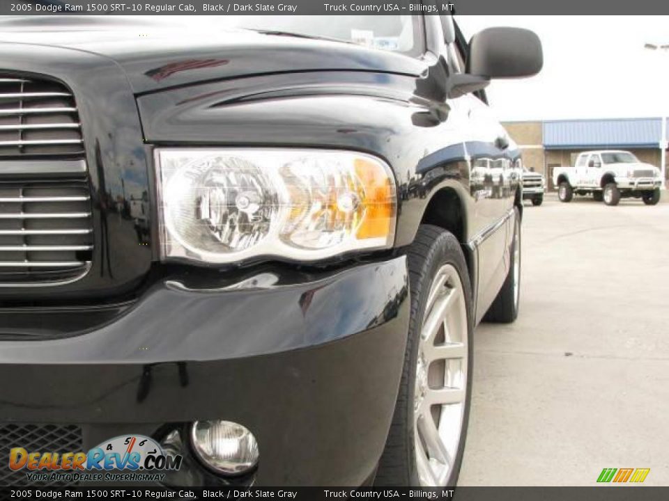 2005 Dodge Ram 1500 SRT-10 Regular Cab Black / Dark Slate Gray Photo #4