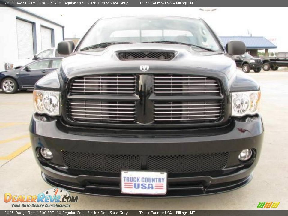 2005 Dodge Ram 1500 SRT-10 Regular Cab Black / Dark Slate Gray Photo #5