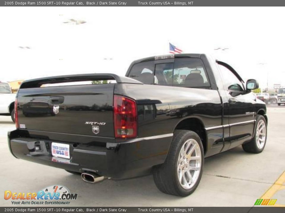 2005 Dodge Ram 1500 SRT-10 Regular Cab Black / Dark Slate Gray Photo #9
