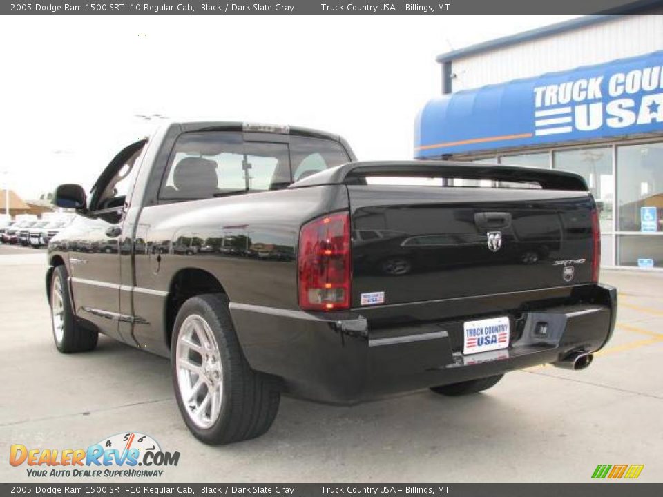 2005 Dodge Ram 1500 SRT-10 Regular Cab Black / Dark Slate Gray Photo #10