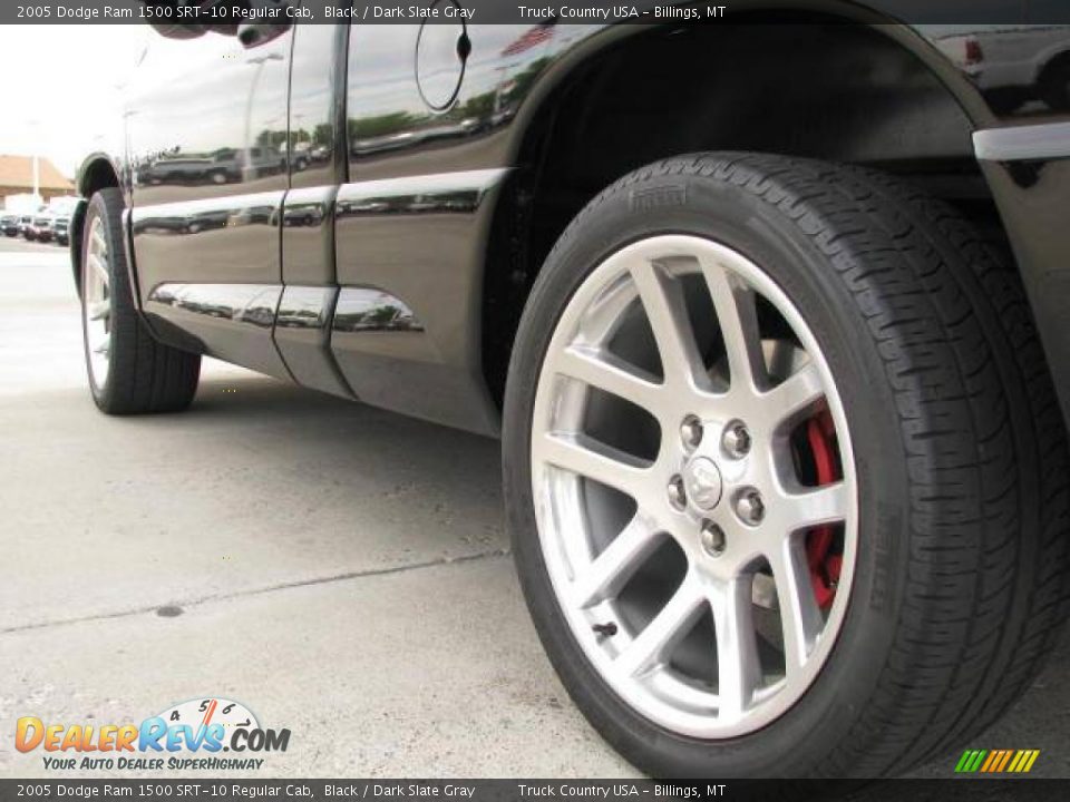 2005 Dodge Ram 1500 SRT-10 Regular Cab Black / Dark Slate Gray Photo #12