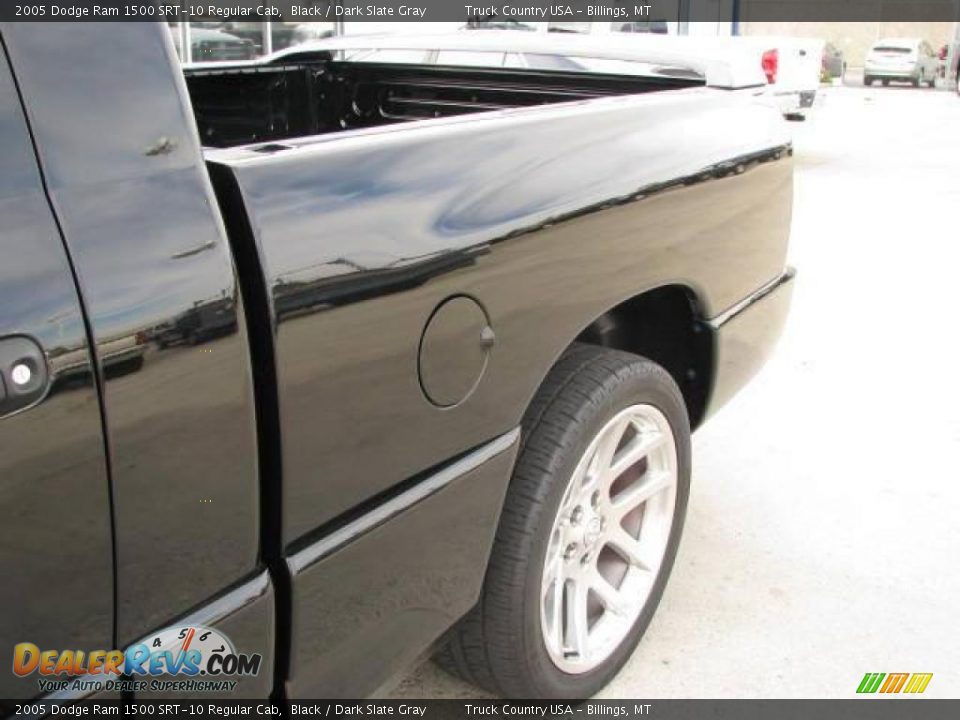2005 Dodge Ram 1500 SRT-10 Regular Cab Black / Dark Slate Gray Photo #15