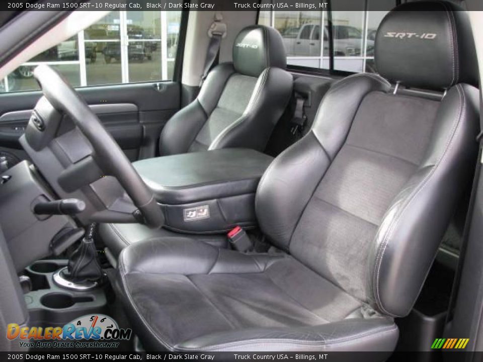 2005 Dodge Ram 1500 SRT-10 Regular Cab Black / Dark Slate Gray Photo #18