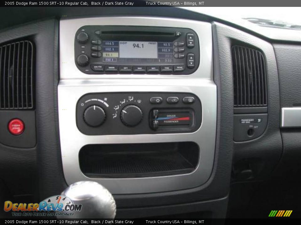 2005 Dodge Ram 1500 SRT-10 Regular Cab Black / Dark Slate Gray Photo #21