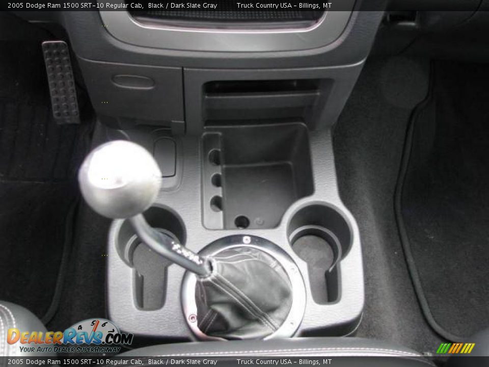 2005 Dodge Ram 1500 SRT-10 Regular Cab Black / Dark Slate Gray Photo #22