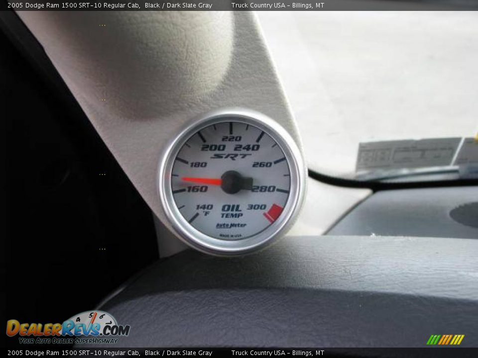 2005 Dodge Ram 1500 SRT-10 Regular Cab Black / Dark Slate Gray Photo #23