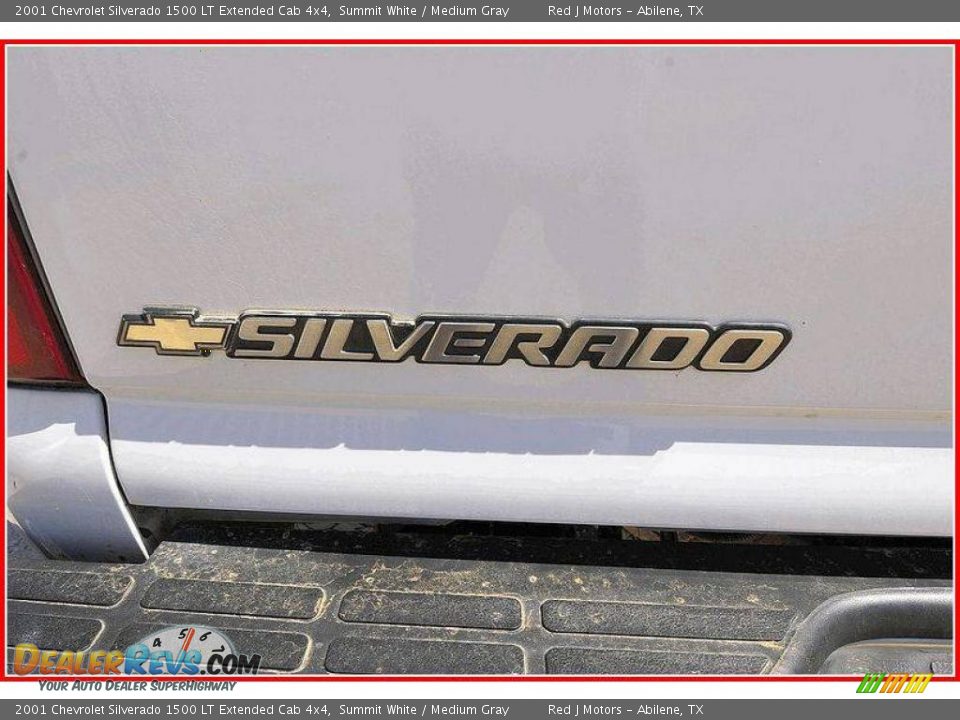 2001 Chevrolet Silverado 1500 LT Extended Cab 4x4 Summit White / Medium Gray Photo #6