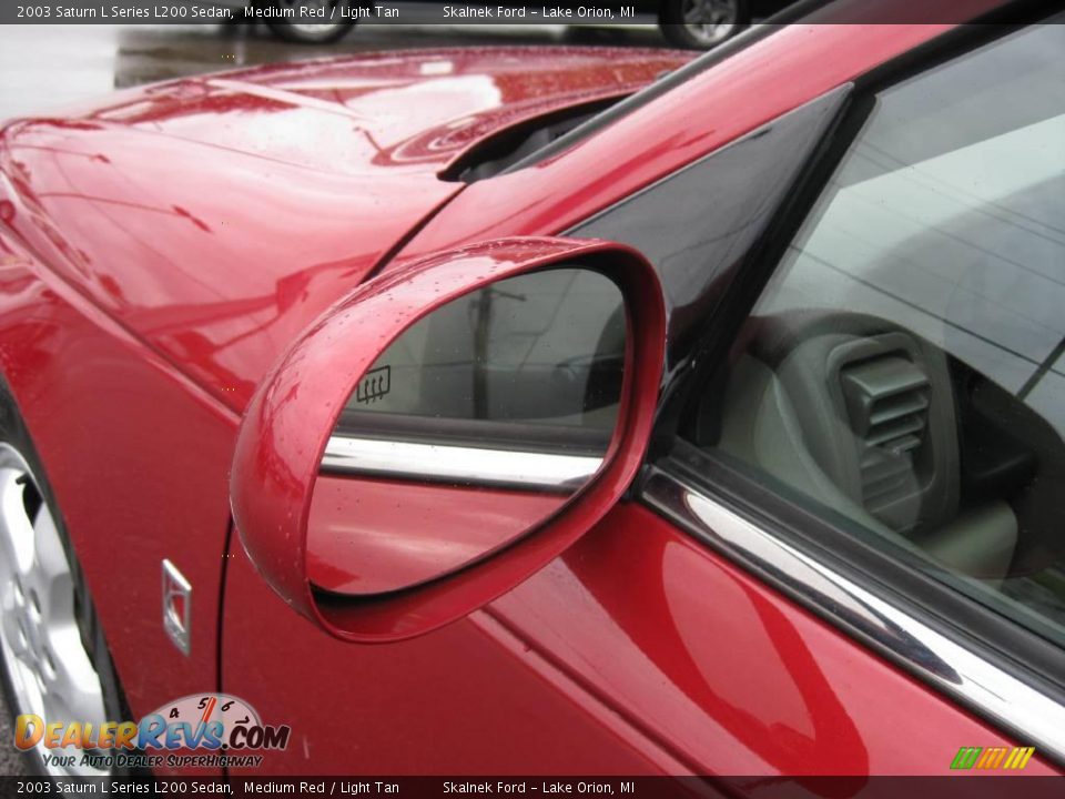 2003 Saturn L Series L200 Sedan Medium Red / Light Tan Photo #16