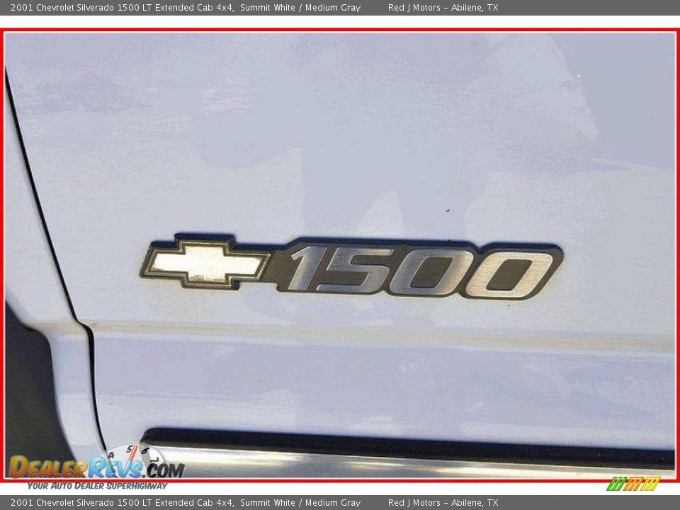 2001 Chevrolet Silverado 1500 LT Extended Cab 4x4 Summit White / Medium Gray Photo #8