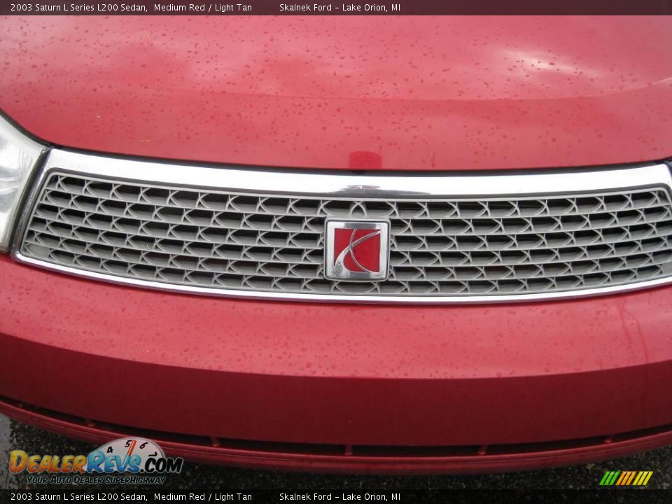 2003 Saturn L Series L200 Sedan Medium Red / Light Tan Photo #19