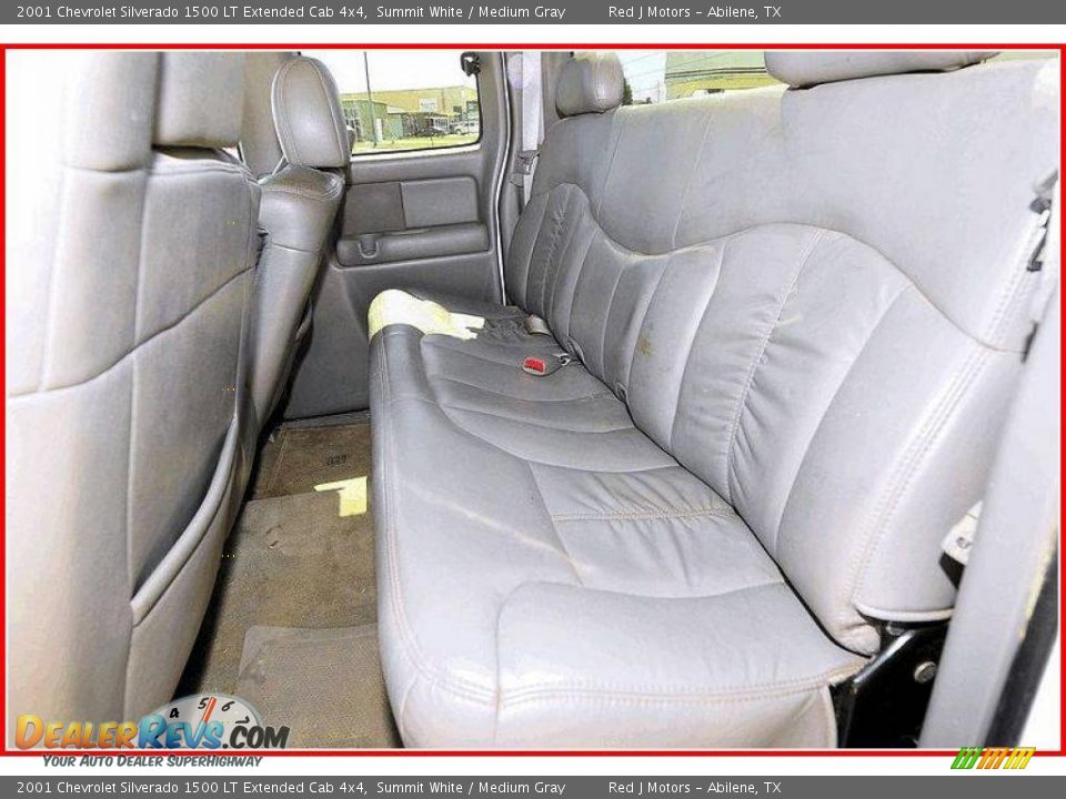 2001 Chevrolet Silverado 1500 LT Extended Cab 4x4 Summit White / Medium Gray Photo #18