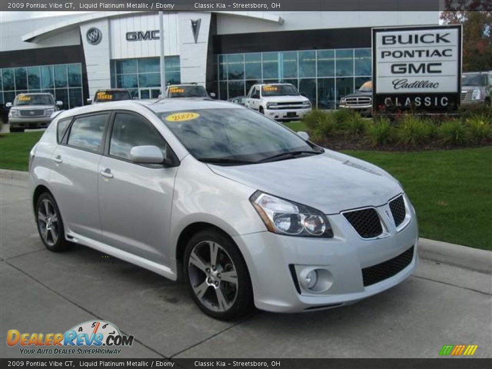 2009 Pontiac Vibe GT Liquid Platinum Metallic / Ebony Photo #1