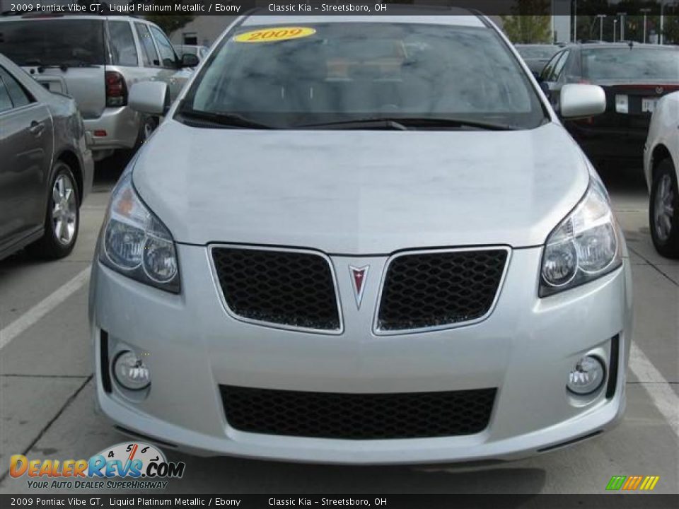 2009 Pontiac Vibe GT Liquid Platinum Metallic / Ebony Photo #4