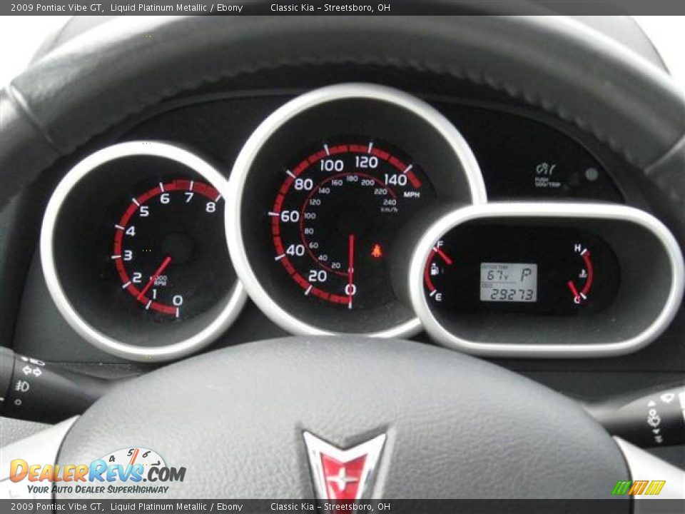 2009 Pontiac Vibe GT Liquid Platinum Metallic / Ebony Photo #5