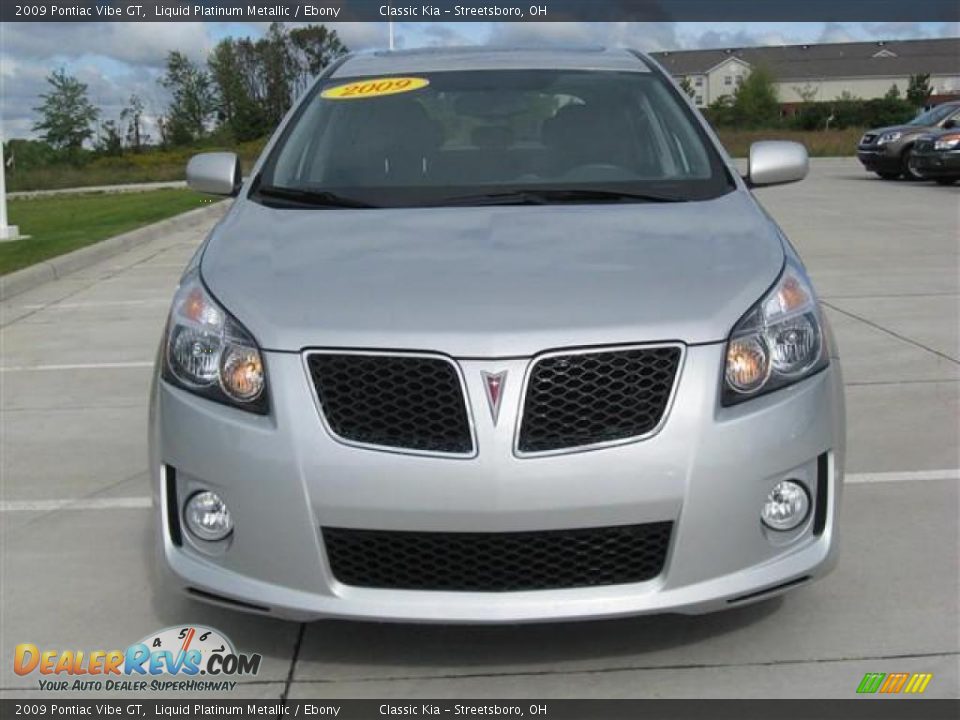 2009 Pontiac Vibe GT Liquid Platinum Metallic / Ebony Photo #6