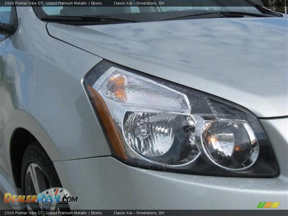 2009 Pontiac Vibe GT Liquid Platinum Metallic / Ebony Photo #8