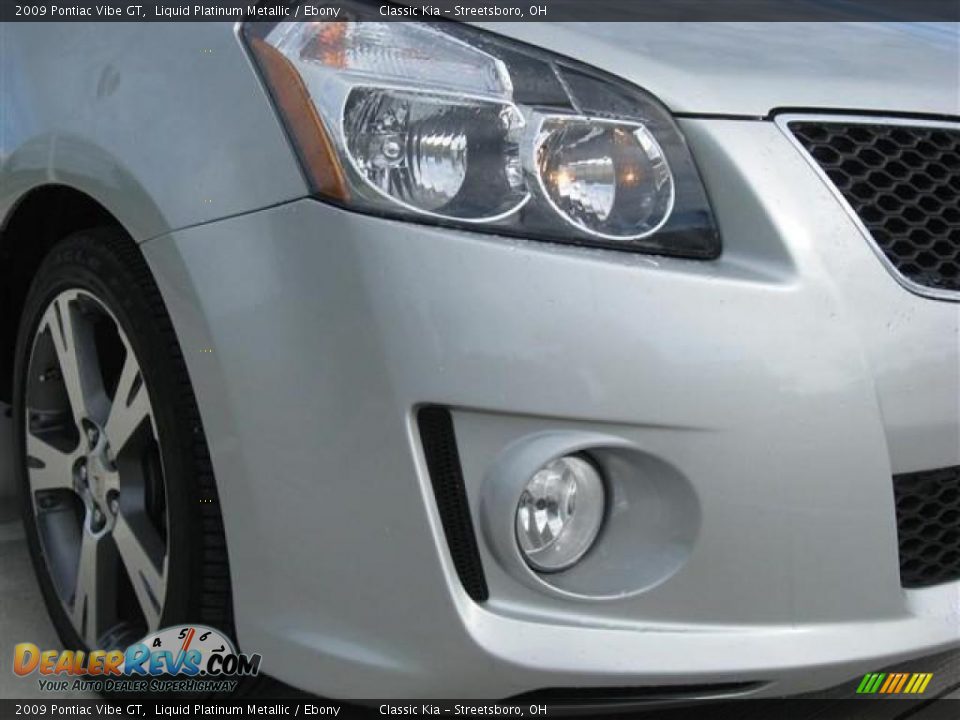 2009 Pontiac Vibe GT Liquid Platinum Metallic / Ebony Photo #9