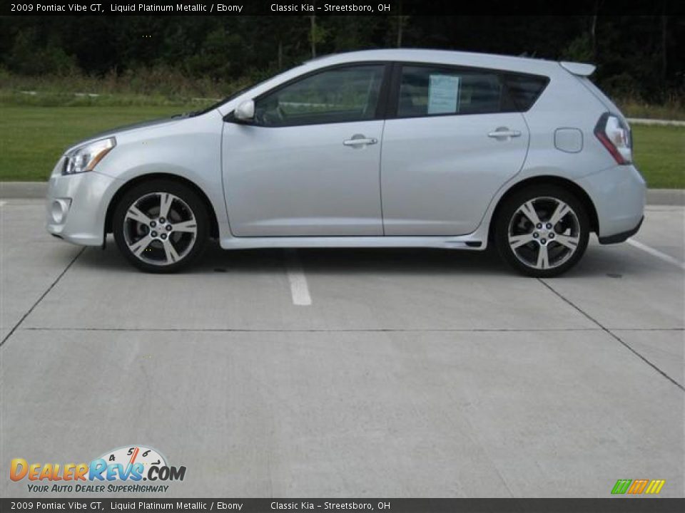 2009 Pontiac Vibe GT Liquid Platinum Metallic / Ebony Photo #25