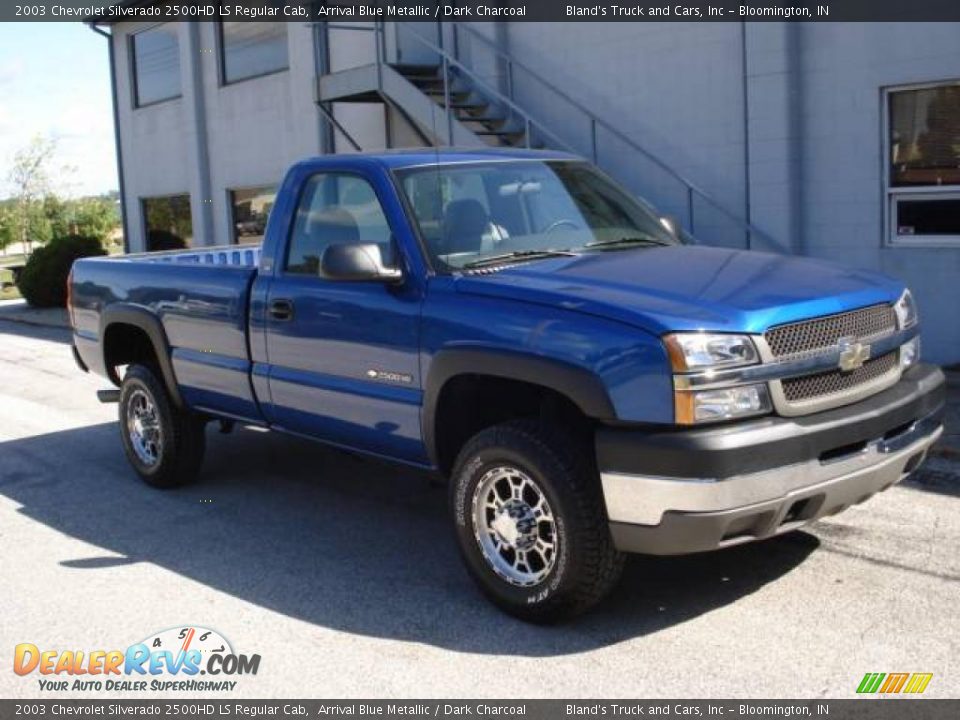 2003 Chevrolet Silverado 2500HD LS Regular Cab Arrival Blue Metallic / Dark Charcoal Photo #1