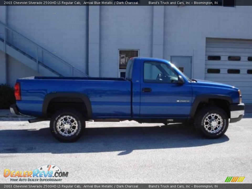 2003 Chevrolet Silverado 2500HD LS Regular Cab Arrival Blue Metallic / Dark Charcoal Photo #2