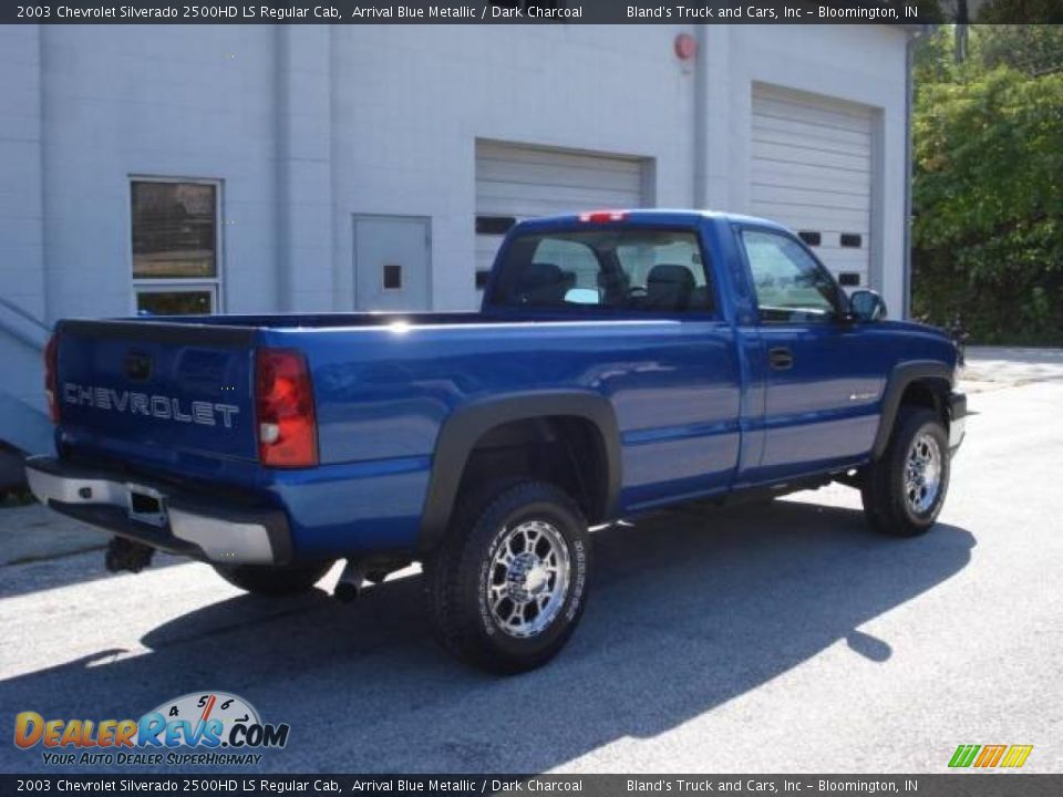 2003 Chevrolet Silverado 2500HD LS Regular Cab Arrival Blue Metallic / Dark Charcoal Photo #3