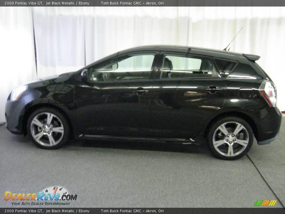 2009 Pontiac Vibe GT Jet Black Metallic / Ebony Photo #5