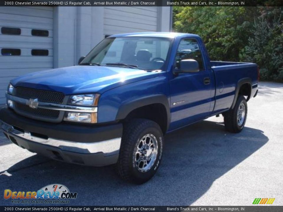 2003 Chevrolet Silverado 2500HD LS Regular Cab Arrival Blue Metallic / Dark Charcoal Photo #6