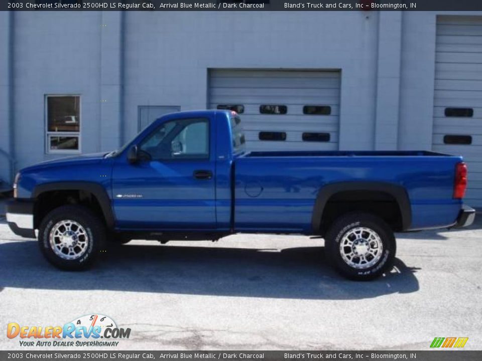 2003 Chevrolet Silverado 2500HD LS Regular Cab Arrival Blue Metallic / Dark Charcoal Photo #7