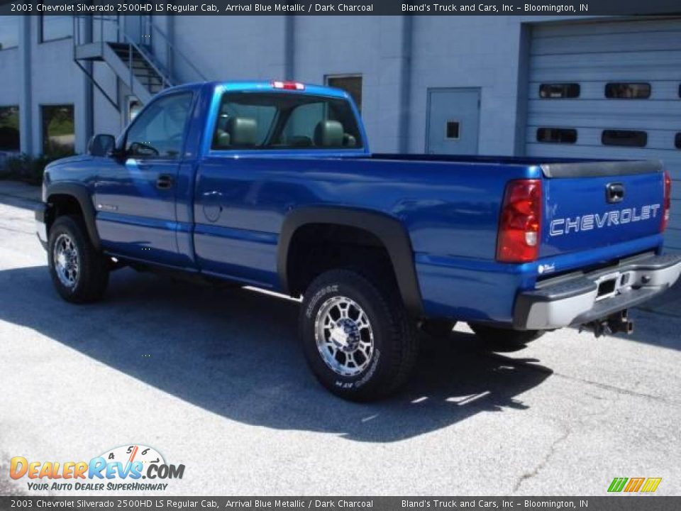 2003 Chevrolet Silverado 2500HD LS Regular Cab Arrival Blue Metallic / Dark Charcoal Photo #8