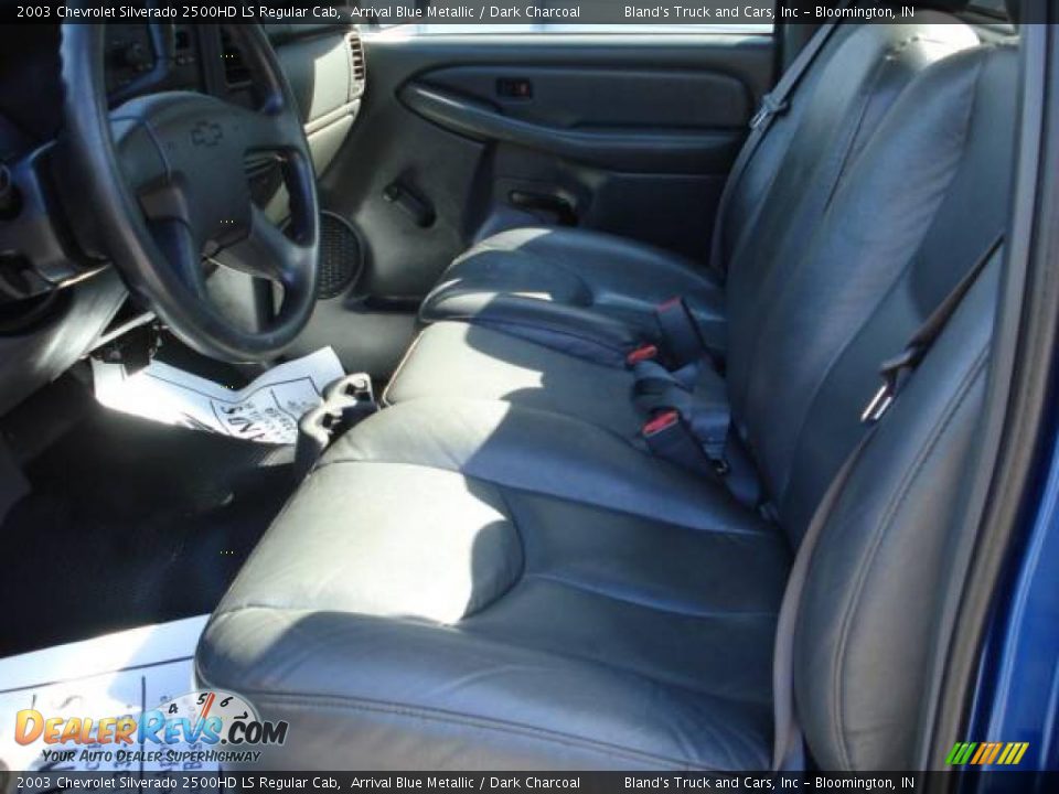 2003 Chevrolet Silverado 2500HD LS Regular Cab Arrival Blue Metallic / Dark Charcoal Photo #9
