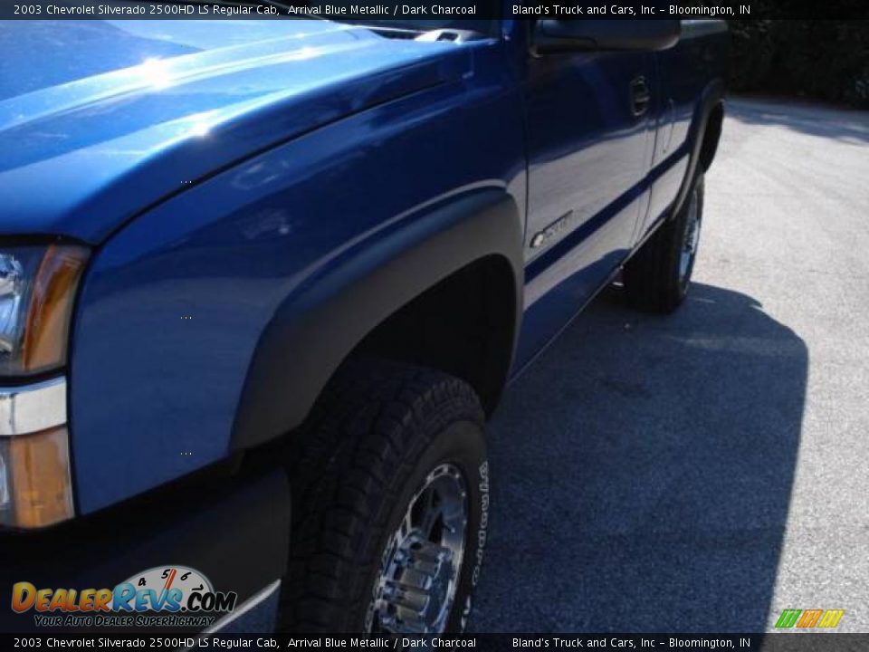 2003 Chevrolet Silverado 2500HD LS Regular Cab Arrival Blue Metallic / Dark Charcoal Photo #12