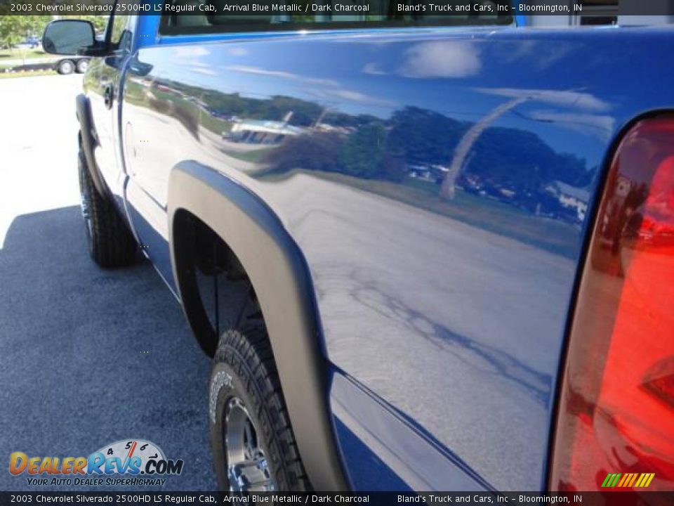 2003 Chevrolet Silverado 2500HD LS Regular Cab Arrival Blue Metallic / Dark Charcoal Photo #15