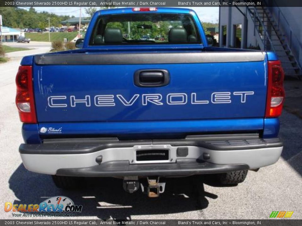 2003 Chevrolet Silverado 2500HD LS Regular Cab Arrival Blue Metallic / Dark Charcoal Photo #16