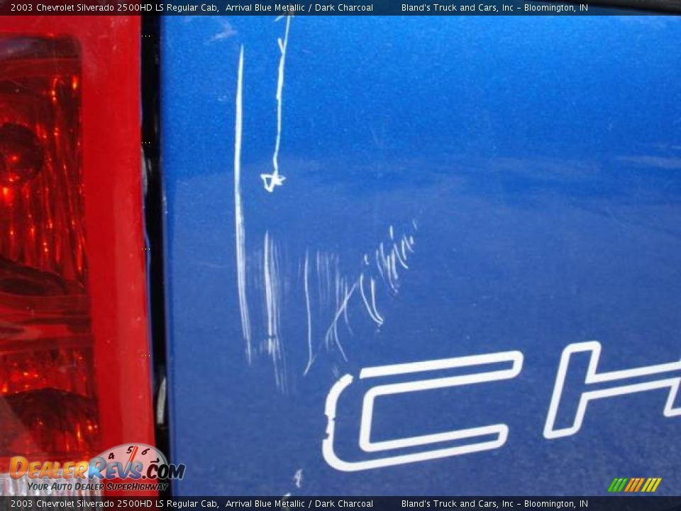 2003 Chevrolet Silverado 2500HD LS Regular Cab Arrival Blue Metallic / Dark Charcoal Photo #18