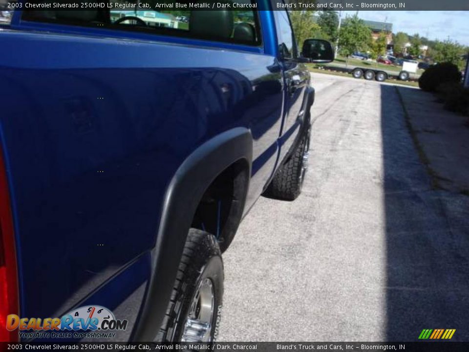 2003 Chevrolet Silverado 2500HD LS Regular Cab Arrival Blue Metallic / Dark Charcoal Photo #21