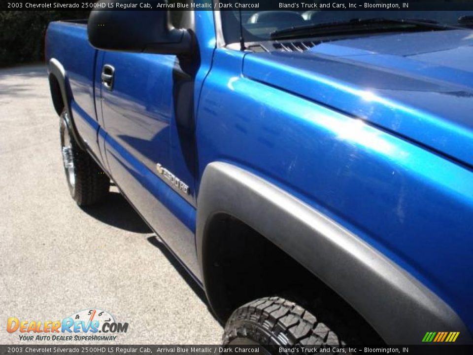 2003 Chevrolet Silverado 2500HD LS Regular Cab Arrival Blue Metallic / Dark Charcoal Photo #22