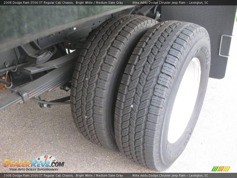 2008 Dodge Ram 3500 ST Regular Cab Chassis Bright White / Medium Slate Gray Photo #4