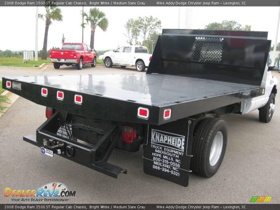 2008 Dodge Ram 3500 ST Regular Cab Chassis Bright White / Medium Slate Gray Photo #6