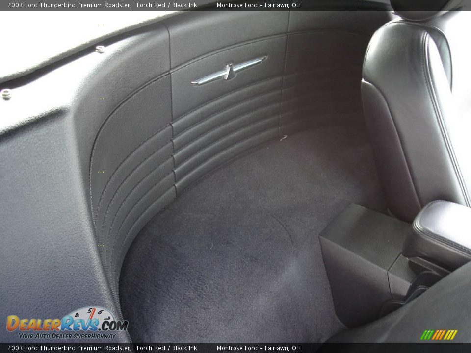 2003 Ford Thunderbird Premium Roadster Torch Red / Black Ink Photo #16