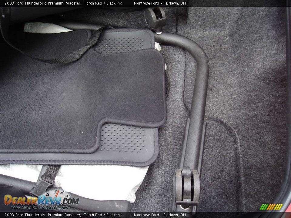 2003 Ford Thunderbird Premium Roadster Torch Red / Black Ink Photo #28