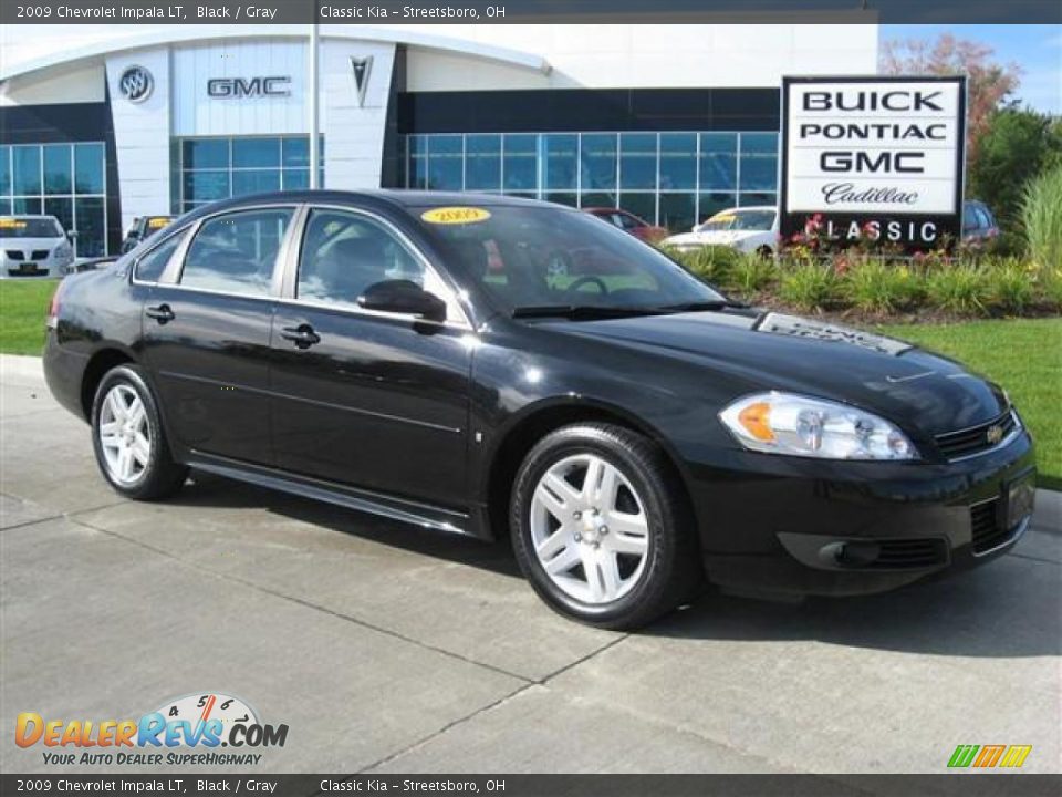 2009 Chevrolet Impala LT Black / Gray Photo #1