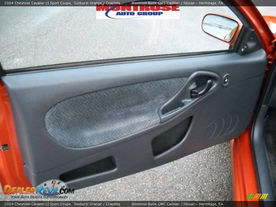 2004 Chevrolet Cavalier LS Sport Coupe Sunburst Orange / Graphite Photo #8