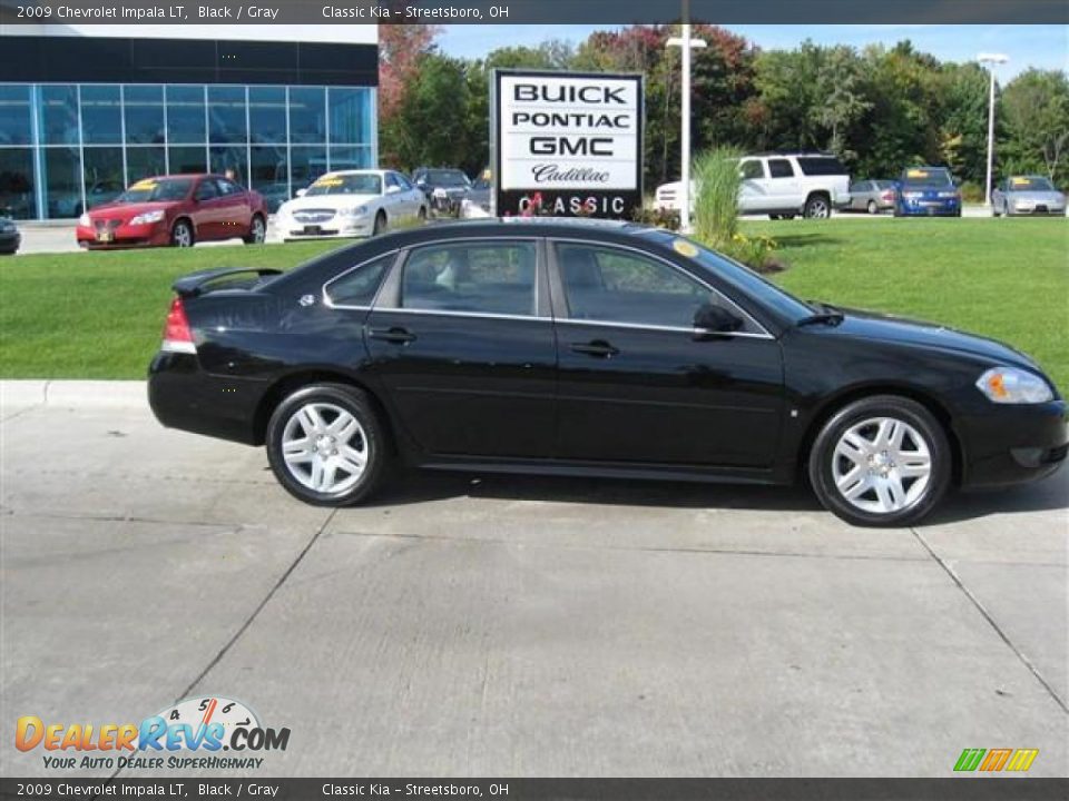 2009 Chevrolet Impala LT Black / Gray Photo #2