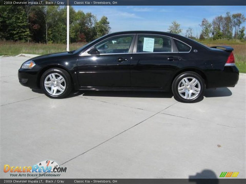 2009 Chevrolet Impala LT Black / Gray Photo #3
