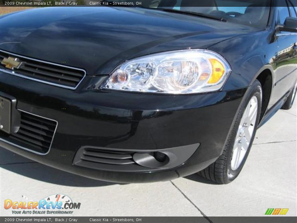 2009 Chevrolet Impala LT Black / Gray Photo #4