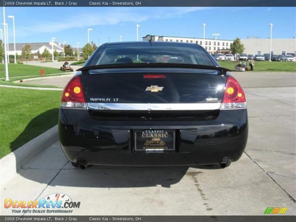 2009 Chevrolet Impala LT Black / Gray Photo #5