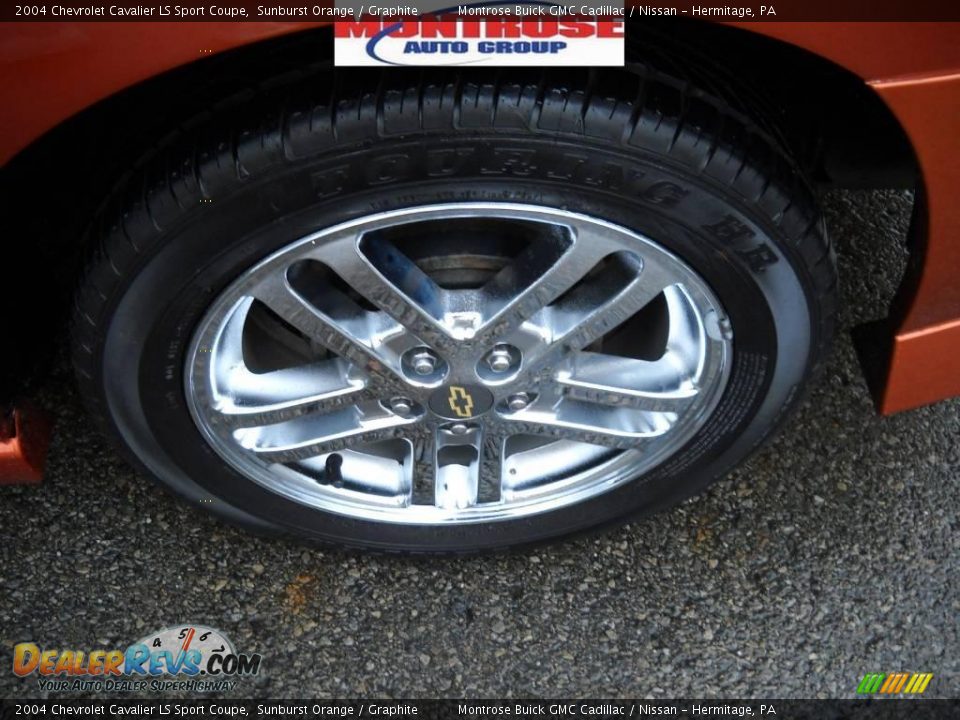 2004 Chevrolet Cavalier LS Sport Coupe Sunburst Orange / Graphite Photo #14