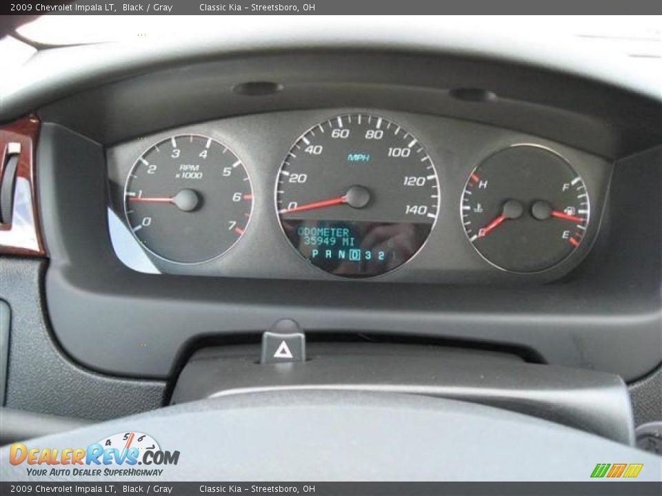 2009 Chevrolet Impala LT Black / Gray Photo #9