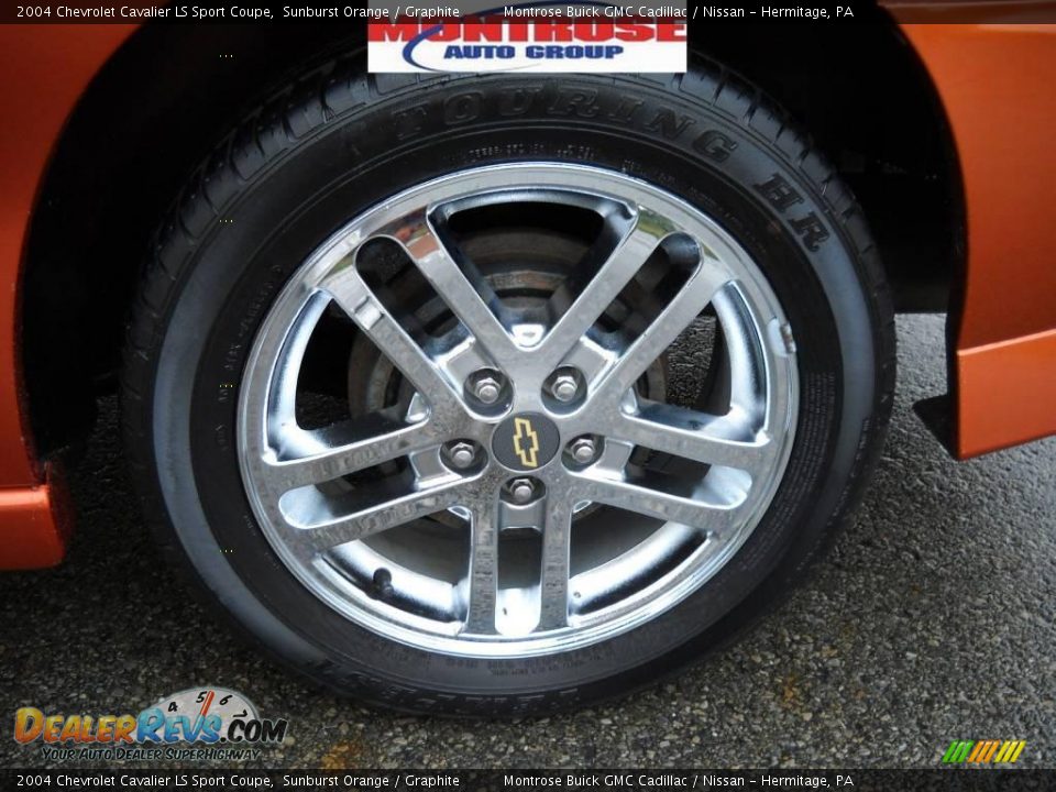2004 Chevrolet Cavalier LS Sport Coupe Sunburst Orange / Graphite Photo #15